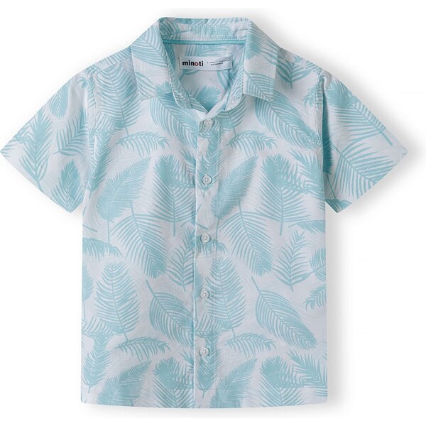 MINOTI Košeľa modrozelená / modrosivá 54342833