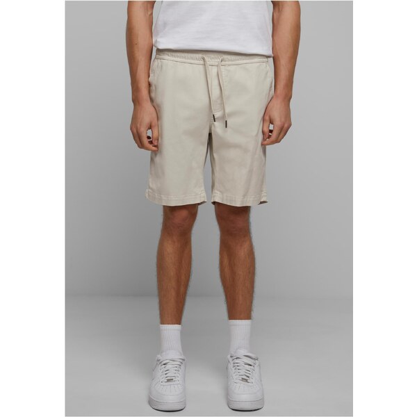 Urban Classics Mens Stretch Twill Shorts - Beige 50950544