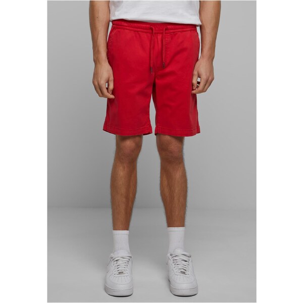 Urban Classics Mens Stretch Twill Shorts - Red 50950550