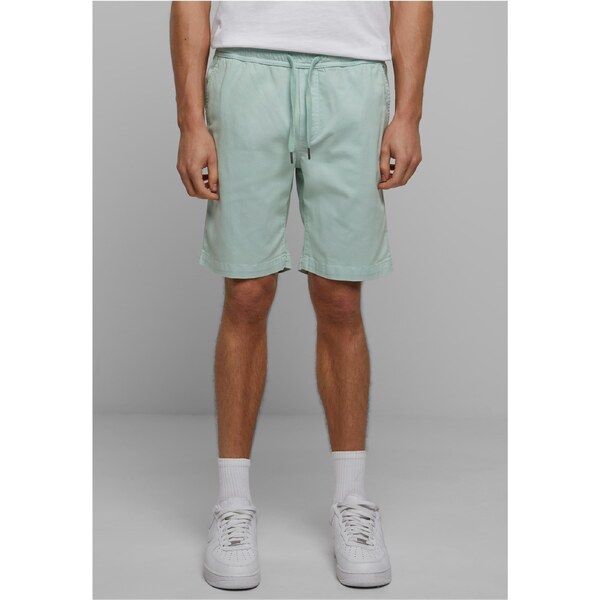 Urban Classics Mens Stretch Twill Shorts - Mint 50950712