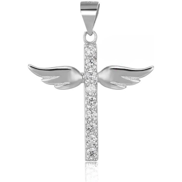 Olivie Strieborný prívesok ANJELSKÝ KRÍŽOK 8489 51031660
