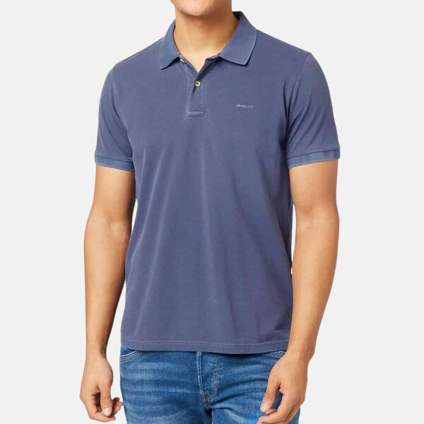 Pánské modré polo triko Gant 55782 51013826