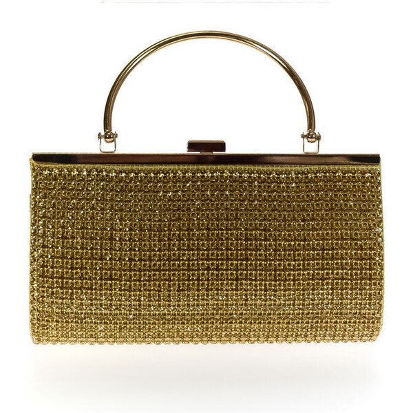 JOHN-C Dámska zlatá spoločenská kabelka ALLIEN 51023566