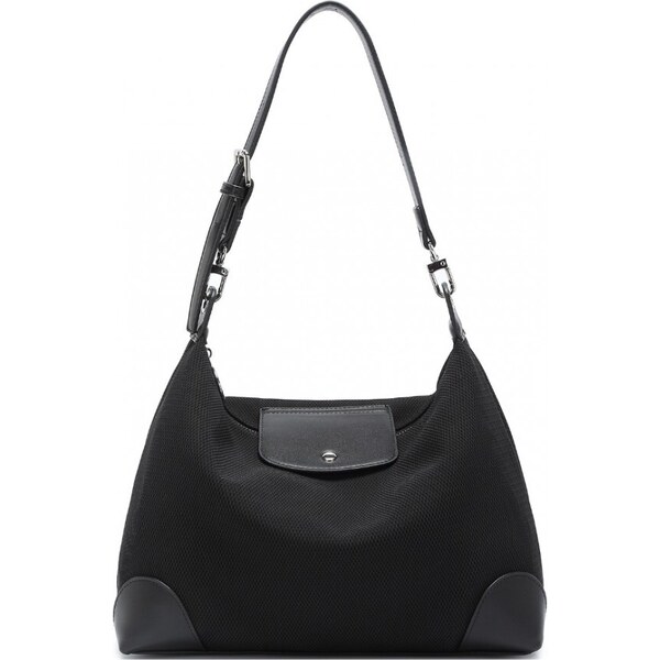 Miss Lulu Kabelka - hobo/cez rameno, sieťkovaná, čierna 58254205