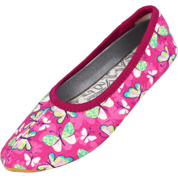 BECK Baleríny Harmonie olivová / smaragdová / fialová / ružová 51542010