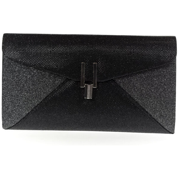 JOHN-C Dámska čierna listová spoločenská kabelka ANDY 51037882