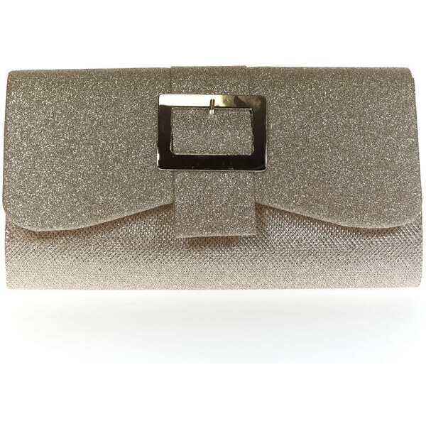 JOHN-C Dámska zlatá listová spoločenská kabelka LORRY 51037885