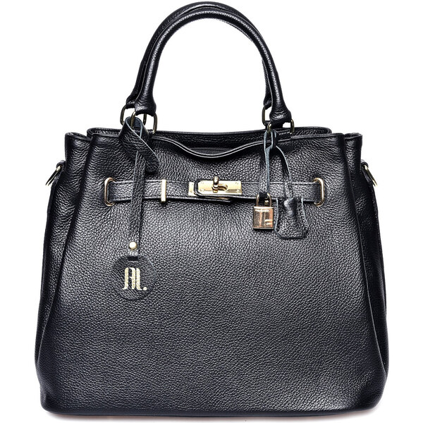 Anna Luchini Dámska kožená kabelka AL1762 Nero 66709269