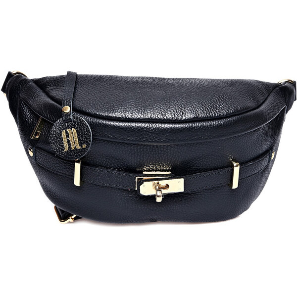 Anna Luchini Dámska kožená ľadvinka AL1850 Nero 66682974