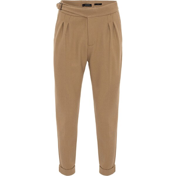 Antioch Plisované nohavice farba ťavej srsti 54338807