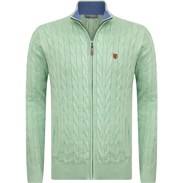 Jacey Quinn Kardigán hnedá / mätová / svetlozelená 54338839