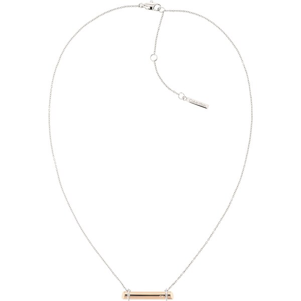 Calvin Klein Elegantný bicolor náhrdelník Elongated Linear 35000014 66588737