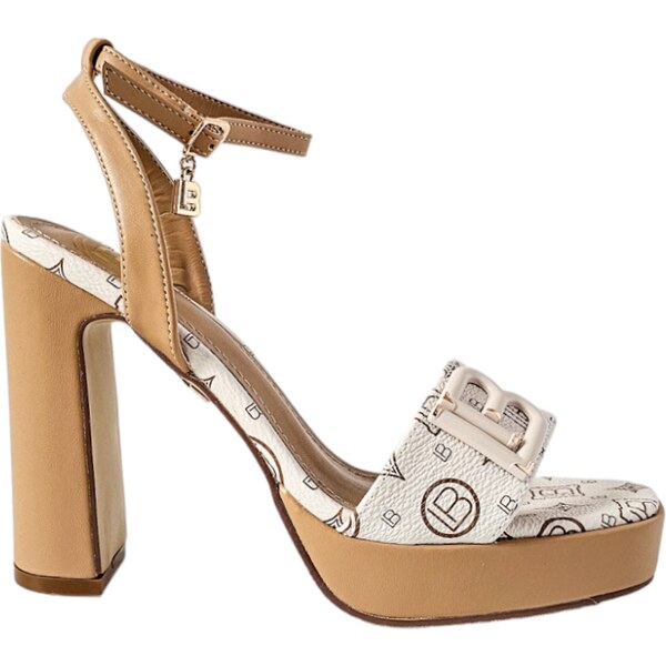 Sandále na platforme Laura Biagiotti Logato Ivory 56369505