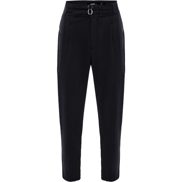 Antioch Plisované nohavice čierna 54338705