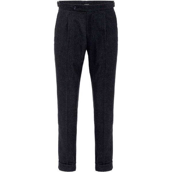 Antioch Plisované nohavice námornícka modrá / čierna 54339956