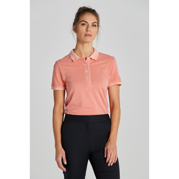 POLOKOŠEĽA GANT SUNFADED SS PIQUE POLO PEACHY PINK 51108399