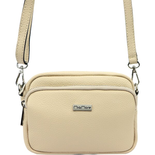 Dámska kabelka MiaMore 01-062 DOLLARO SILVER 66065453