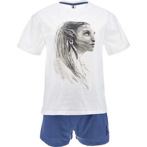 Modro-biele krátke pyžamo Avatar 52671999
