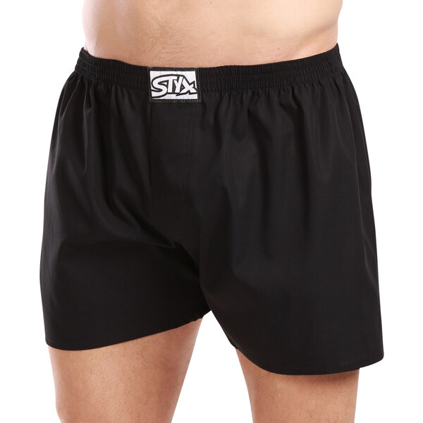 Pánske trenky Styx klasická guma čierne (A960) 20674413