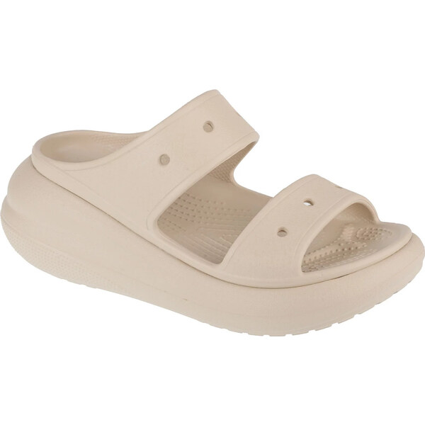 Béžové nazuváky na platforme Crocs Classic Crush Sandal 207670-2Y2 53523027