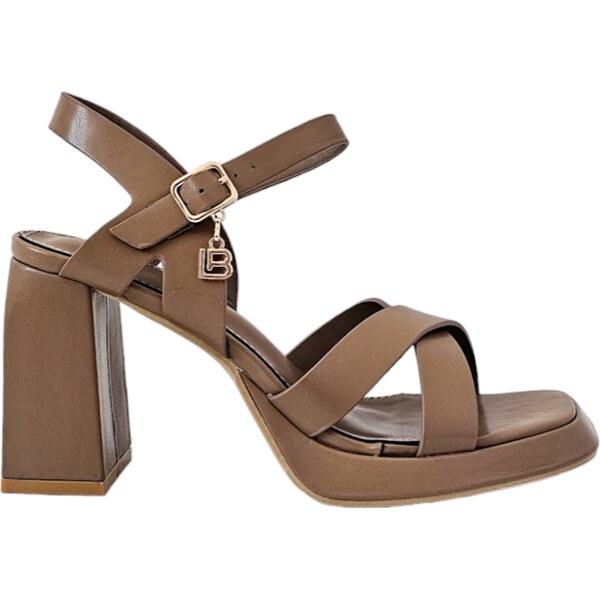 Hnedé sandále Laura Biagiotti PR Calf 56369514