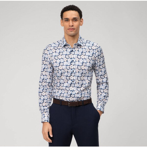 Pánska kvetovaná košeľa OLYMP body fit 51159298