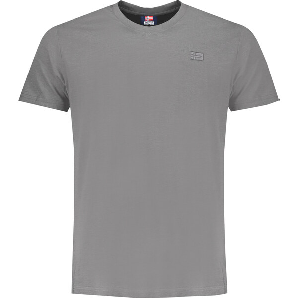 NORWAY 1963 Šedé pánske tričko s krátkym rukávom 64703894