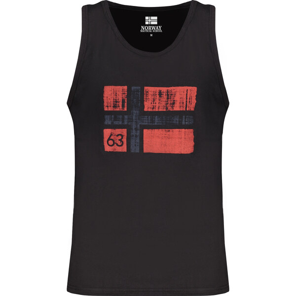 NORWAY 1963 Čierne tielko s nórskou vlajkou 64707345