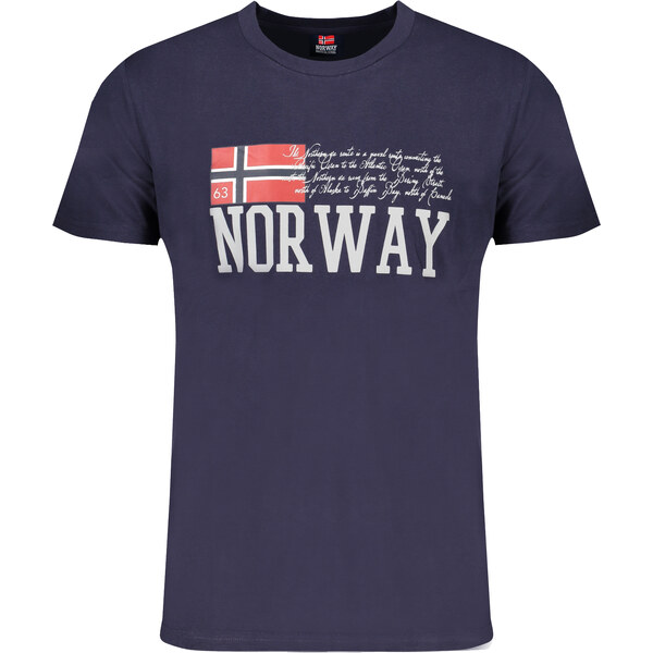 Pánske tričko NORWAY 1963 modré 64710157