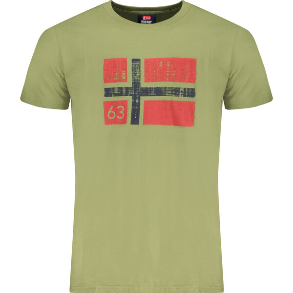 NORWAY 1963 Zelené pánske tričko s krátkym rukávom 64711120