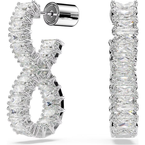 Swarovski Blyštivé náušnice Nekonečno so zirkónmi Hyperbola 5684047 66587193