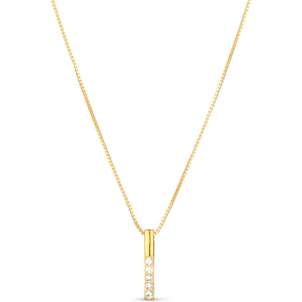 Olivie Strieborný náhrdelník VALENCIA GOLD 7916 47294603