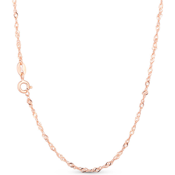 Olivie ROSE TWISTED 40cm strieborná retiazka 4629 20961047