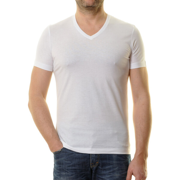 Pánske biele tričko pod košeľu RAGMAN Body Fit (2ks) 47634974