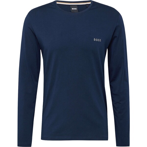 BOSS Tričko Mix&Match tmavomodrá / šedobiela 53031464