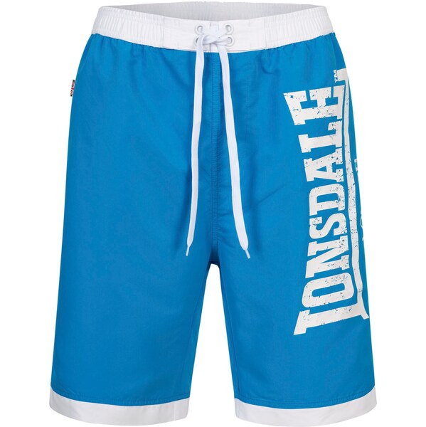 LONSDALE Plavecké šortky svetlomodrá / biela 61943197