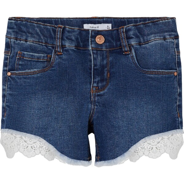 NAME IT Džínsy Salli Taha modrá denim / biela 54311301