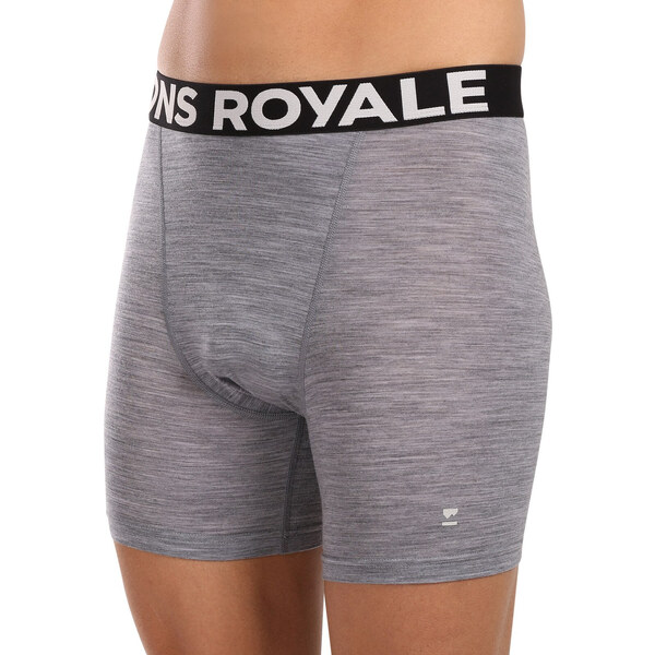 Pánske boxerky Mons Royale merino sivé (100088-2169-710) 51203609