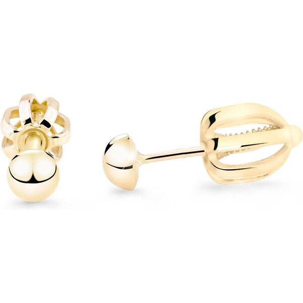 Cutie Jewellery Kôstkové náušnice zo žltého zlata Z5004-30-X-1 66592230