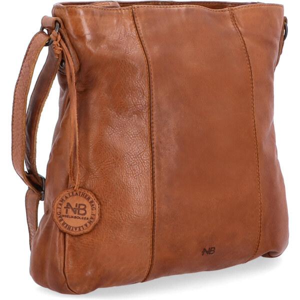 Kožená kabelka crossbody Noelia Bolger koňaková NB 2002 KO 17715556