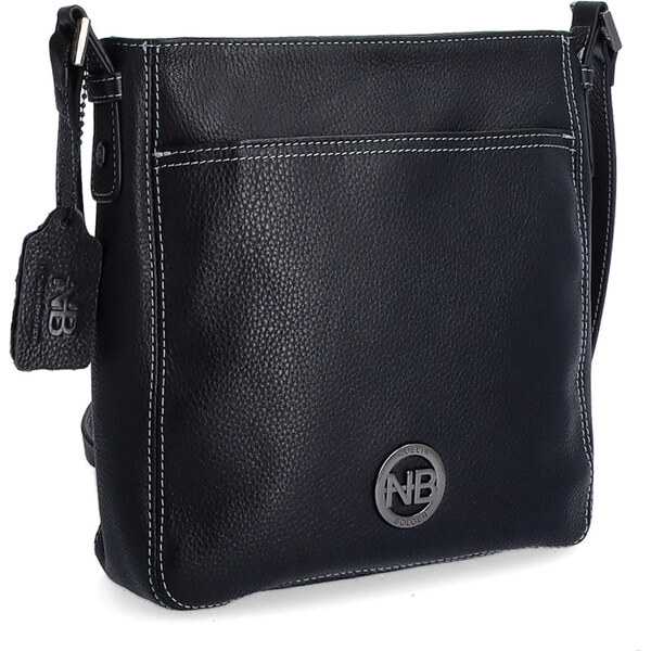Kožená kabelka crossbody Noelia Bolger čierna NB 3004 C 64020120