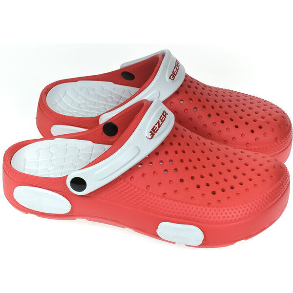 JOHN-C Dámske červeno-biele crocsy FANY 51218112