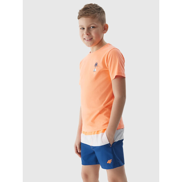 4F Boys Boardshorts Beach Shorts - Orange 51221572