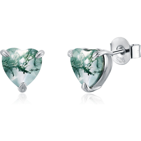 Olivie Strieborné náušnice MACHOVÝ ACHÁT 8539 51222440