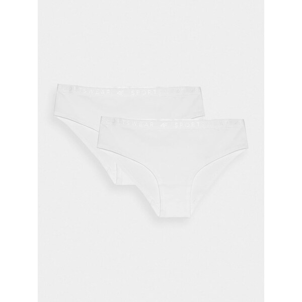 Womens Underwear Panties 4F (2 Pack) - White 51227528