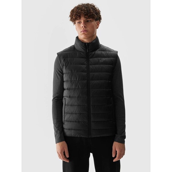 Mens 4F Recycled Down Vest - Black 51303562