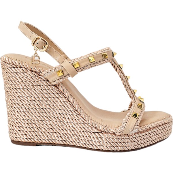 Sandále na klíne Laura Biagiotti KL Beige 56369515