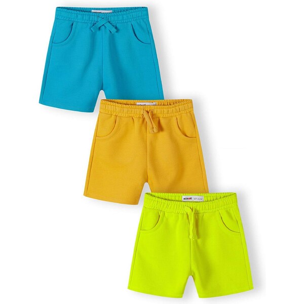 MINOTI Nohavice modrá / neónovo zelená / oranžová 54342870