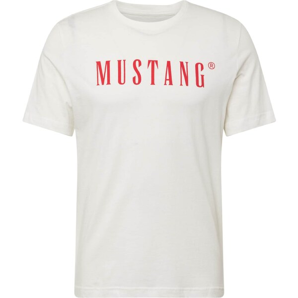 MUSTANG Tričko Austin červená / šedobiela 54296655