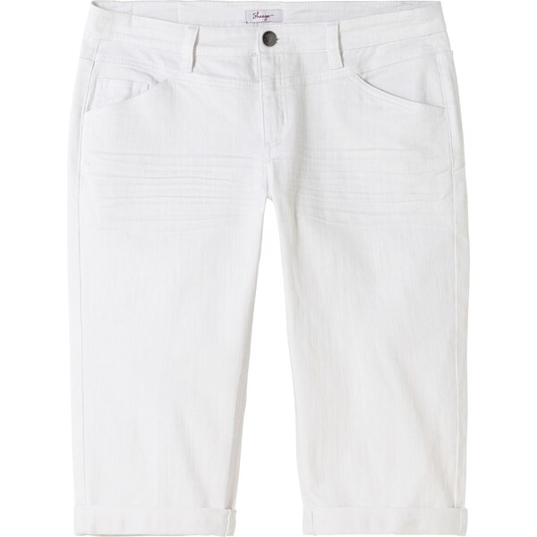 SHEEGO Džínsy biely denim 65871412
